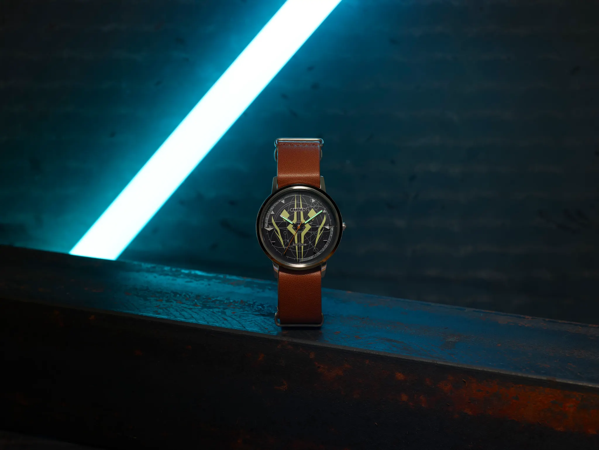 Ahsoka Tano Blue Dial Leather Strap BJ6508-02W | CITIZEN